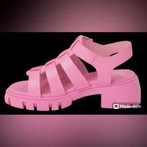Mia Pink Havien Girls/Kids Summer Strappy Platform Samdal!!! NEW!!! 💕☀️🏝️